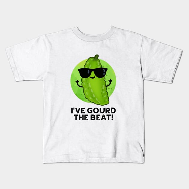 I've Gourd The Beat Cute Veggie Pun Kids T-Shirt by punnybone